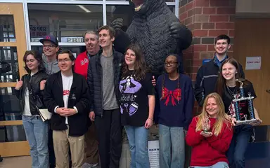 photo of the OHVA quiz bowl team