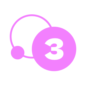 Pink number 3